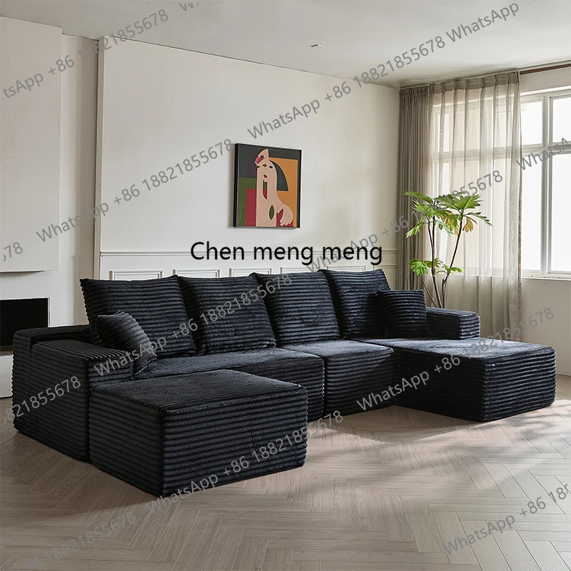 

Роскошный вакуумный компрессионный L-образный диван из вельвета для спальни, современное кресло-реклайнер, мебель для дома