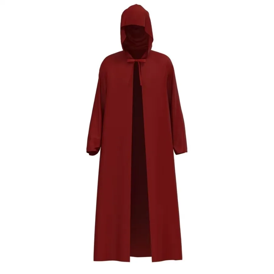 Witch Death Cosplay Costumes Adult Hooded Robe Friar Unisex Cape Medieval Chaplain Cloak Halloween Masquerade Vampires Robe - view 2