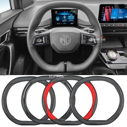 Leather Car Steering Wheel Cover for MG4 EV EH32 MG MULAN 2022 2023 2024 Non-slip Auto Interior Accessories