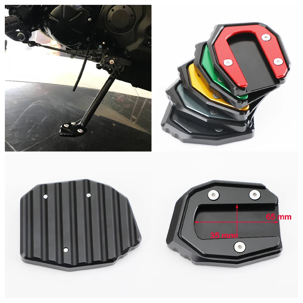 Fits for Kawasaki VN650 ABS Vulcan S 650 Vulcan650 2015-2025 Motorcycle Side Stand Base Enlarge Extension Plate Extender Widener