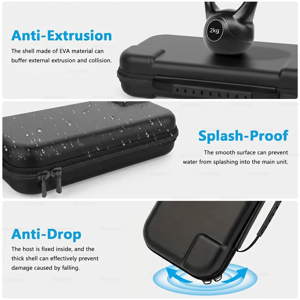 Portable Storage Bag for Nintendo Switch & Switch OLED Console Carrying Protective Case with 10 Cards Slots for NS Accessories image 5
