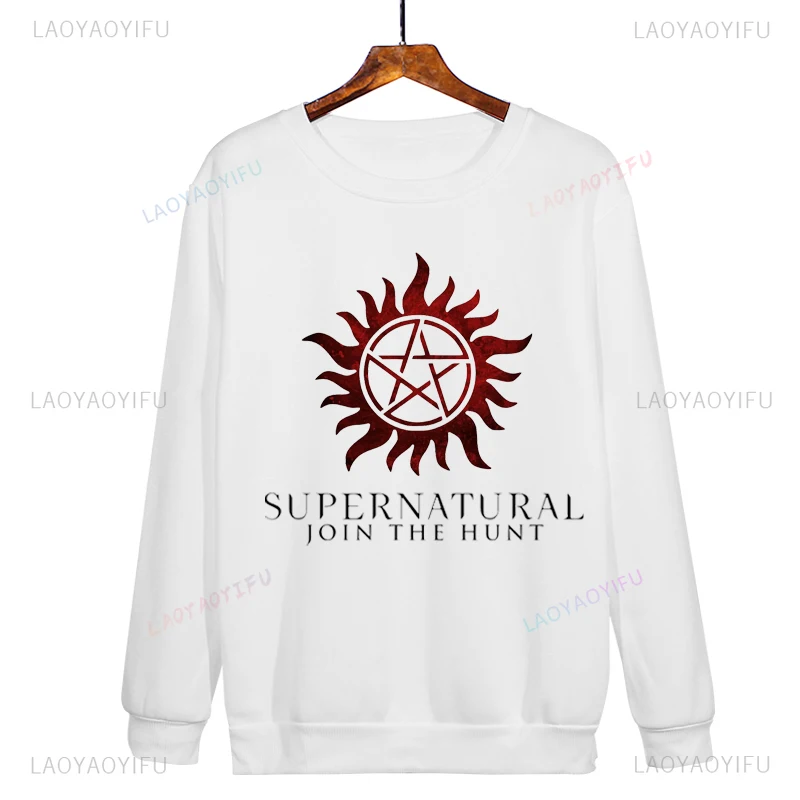 Harajuku Classic Transnatural Winchester Street Fashion Trend Unisex O-Ausschnitt Kapuzenpullover Hot Sale Casual