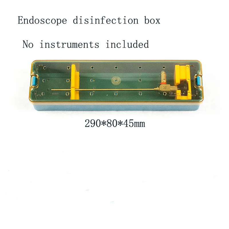 High performance polymer endoscope sterilizing box Nasal arthroscope otoendoscope ventriculoscopy sterilizing box