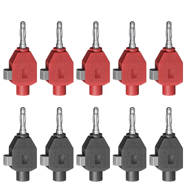 

ABZL P10067 4-мм банановые разъемы для быстрого подключения, коннекторы типа «банан» для самостоятельной электротехнической диагностики