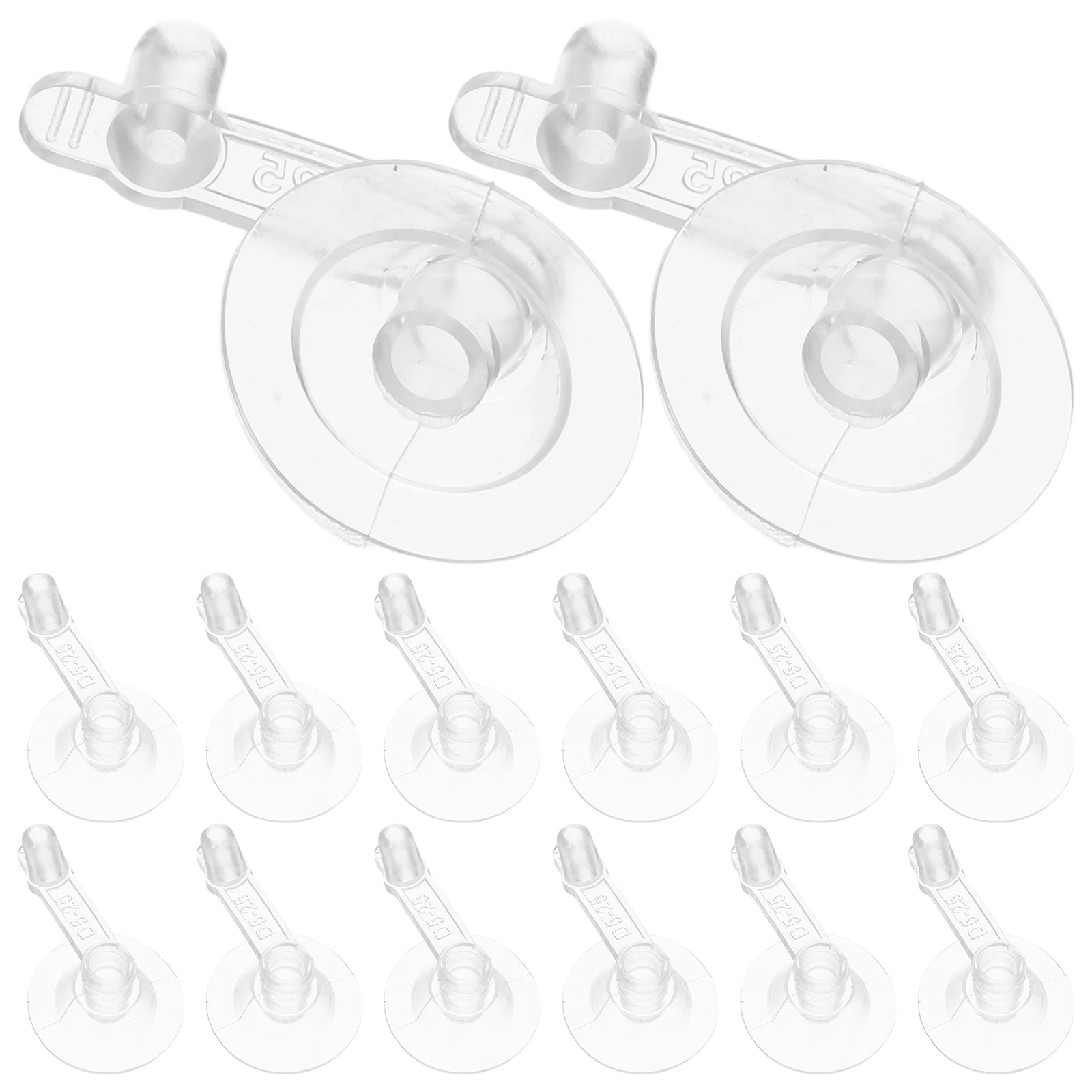 

50 Pcs Inflatable Mouth Air Nozzle Double Pump Control Valves Pvc Adaptor Replacement