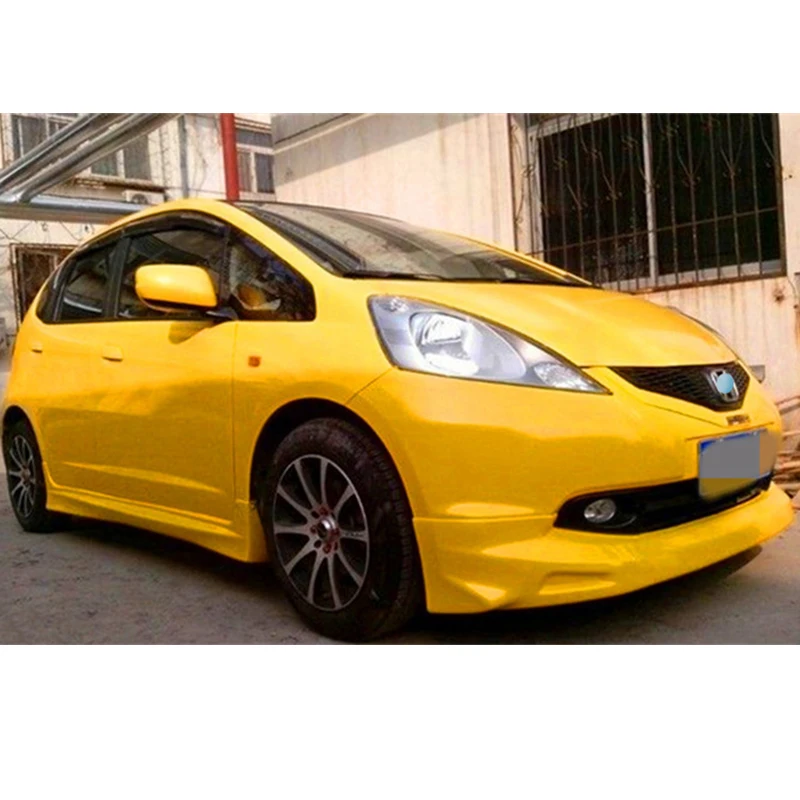 For Honda Fit Jazz ABS Front Bumper Diffuser Lip Separator Anti-Collision Body Kit Accessories 2008 2009 2010 Year