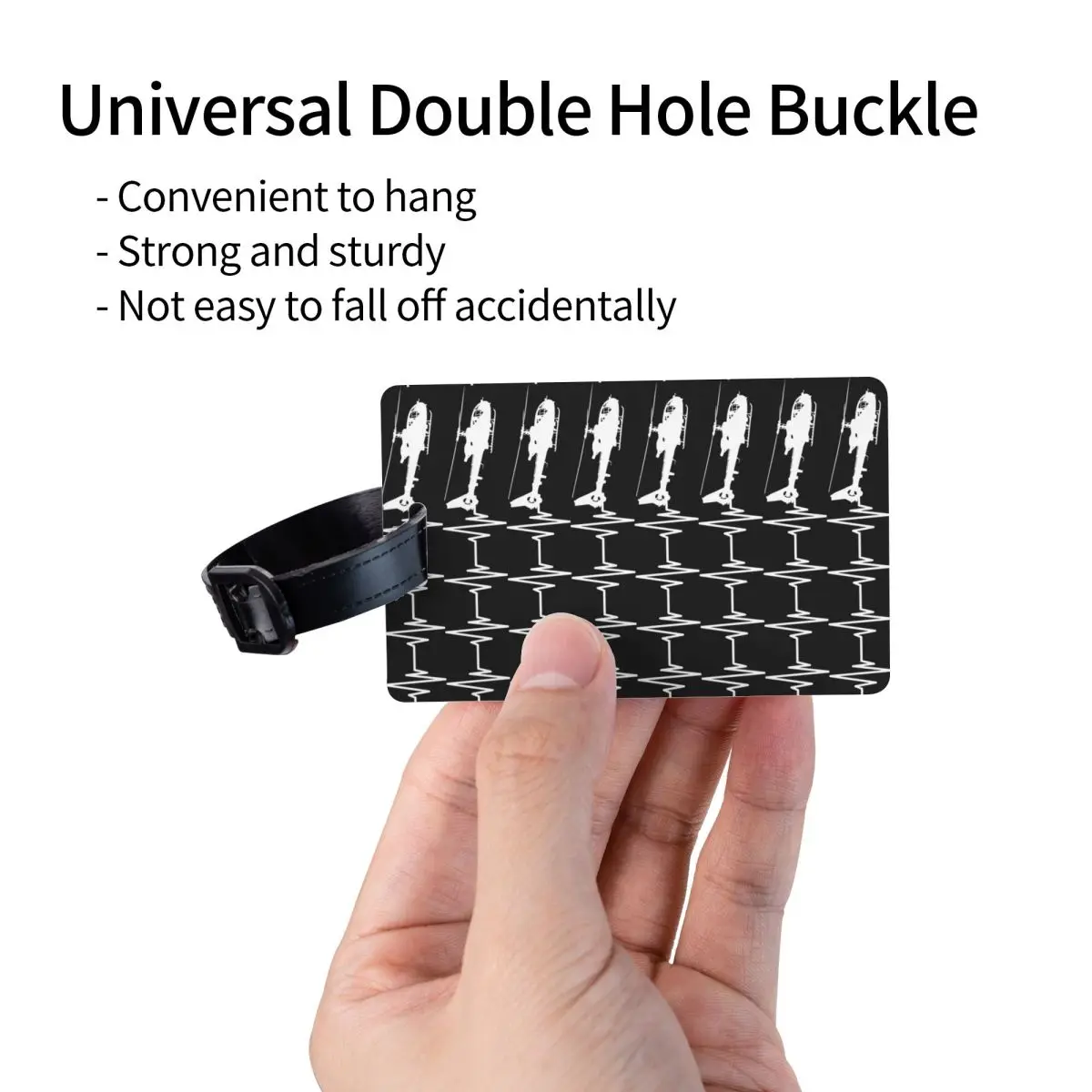 هليكوبتر نبضات القلب ث علامات الأمتعة حقيبة الملحقات السفر لطيف الأمتعة الصعود علامة التسمية حامل معرف اسم العنوان #3