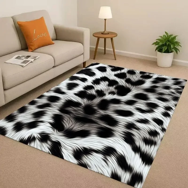 Zebra Stripe Leopard Print Tiger Stripe Carpet Rug for Playroom Bedroom Living Room Sofa Doormat Decor Bedroom Decor Carpet