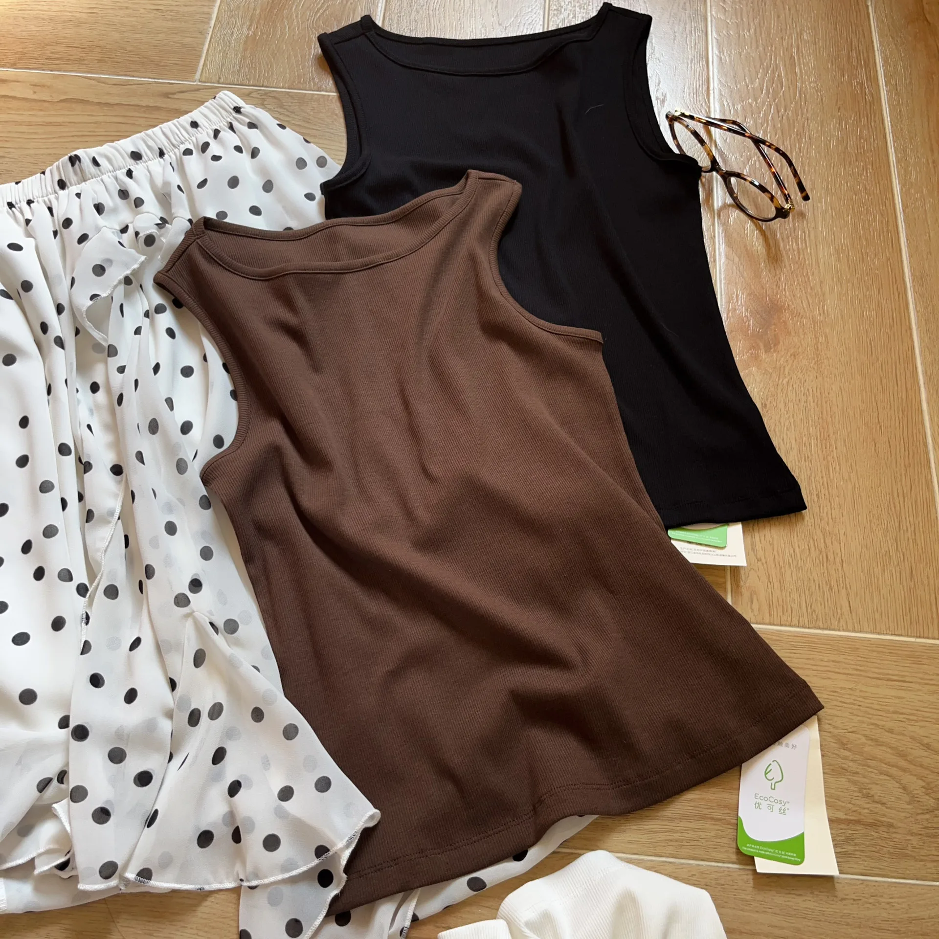 New delivery candy vest women Top Fashion Female summer solid young girl clothes sleeveless students Slim lady girls M L
