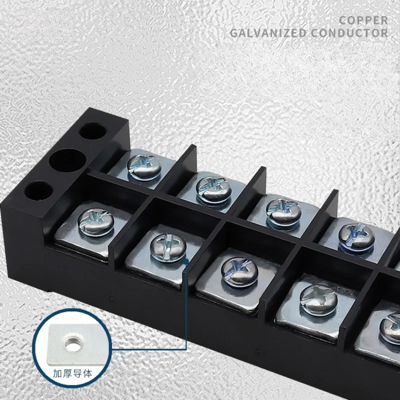 TB-1503 1512 2512 4503 Copper wiring terminal 3/4/5/6/8/10 Current Terminal block 25A Connector board Current 45A