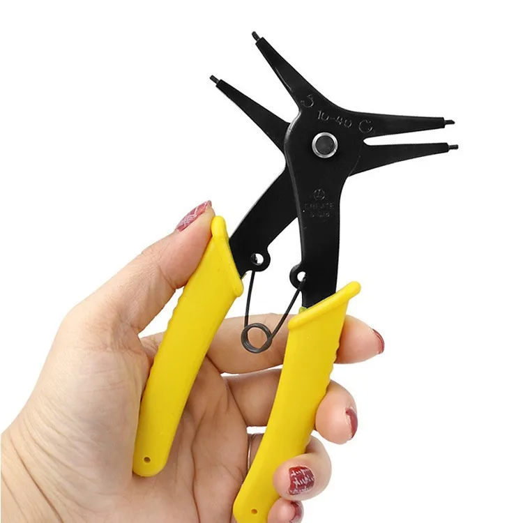 2 In 1 Snap Ring Pliers Internal External Circlip Multi-purpose Retaining Spring Installation Removal Tool Heavy Duty