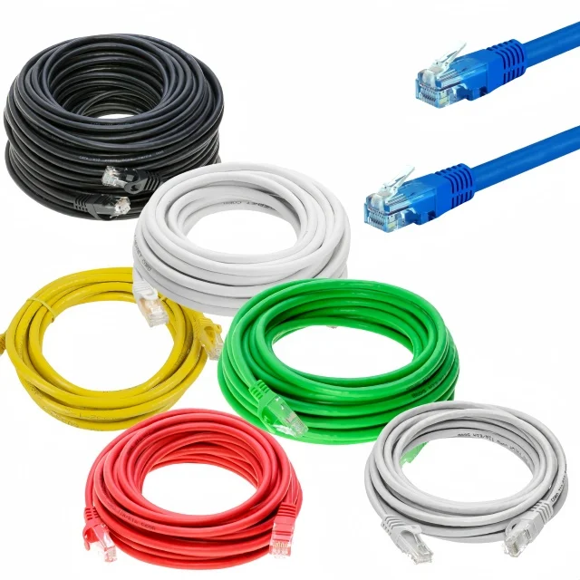 Passaggio di rete del cavo LAN Ethernet 8P8C CAT5 Cat5e Cat6 RJ45 tramite connettore Cat6
