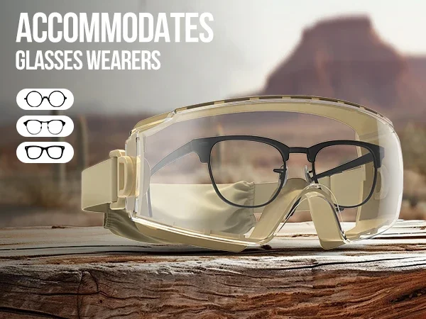 

Тактические очки OneTigris поверх очков, противотуманные тактические очки, защитные очки OTG, защитные очки со сменными линзами