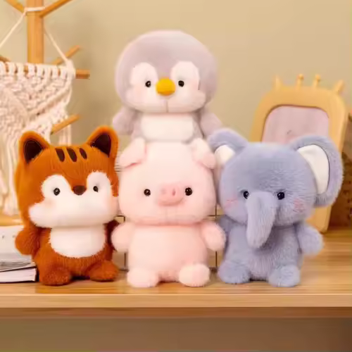 15CM Cute Animal Plush Toy Children Table Doll Ornaments Companion Doll Birthday Christmas Gifts Soft Sleeping Companion Kawaii - Image 3