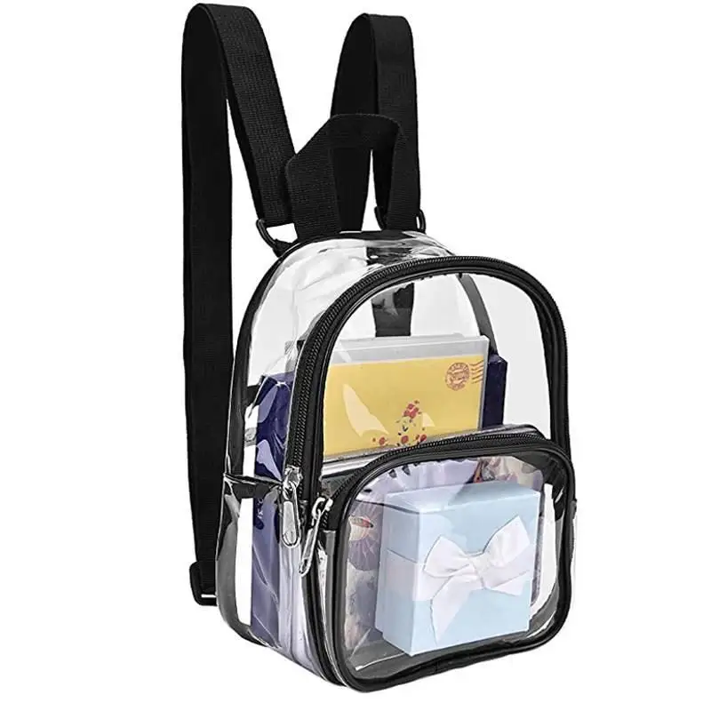 

mat Transparent Outdoor Sports Bapa Handheld Student Bookbag Visualizable Dual-oulder Trendy Bapa