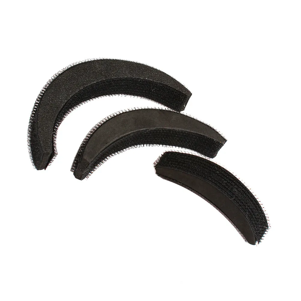 3Pcs Hair Pad Liu Tie Sticker No Metal Elastic Volume Booster Hair Gripers Root Lift Ponytail Styling Tool