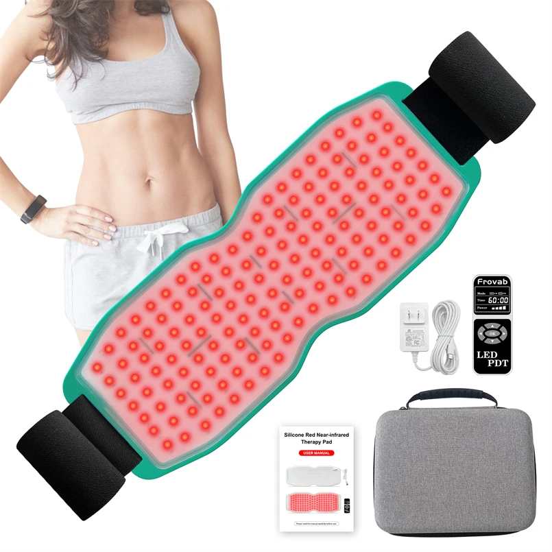 

Far Infrared Therapy Belt Red Light Therapy LED Panel Infrared Heating With Electromagnetic Frequency Therapy Leg Arms Calf Pad