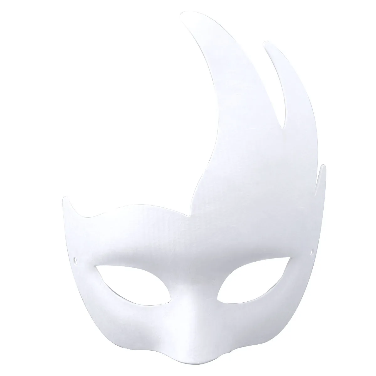 

Blank White Paper Triangle DIY Masks Elastic Strap Eco Friendly Masquerade Face Mask Halloween Party Cosplay Decoration