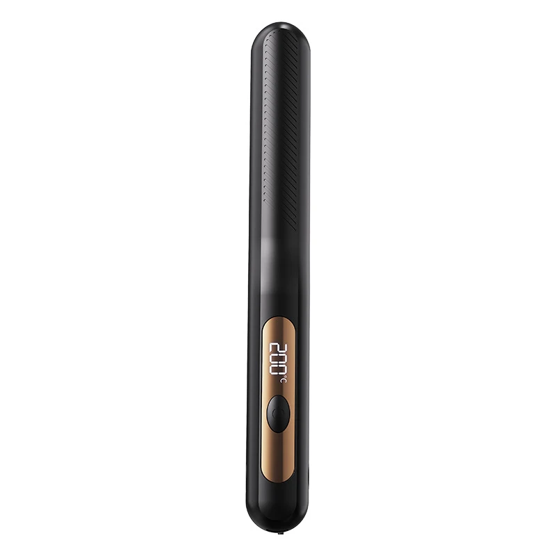 3-in-1 interchangeable head straightener and curling iron, cordless straightener/curling iron, hair straightener comb view 5