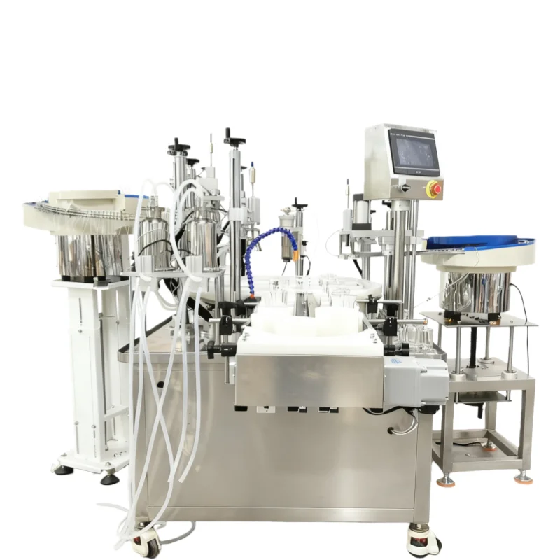 Auto Deodorant Perfume Oil Small Glass Aerosol Bottle Liquid Filling Machine Roller Ball Bottles Filling And Capping Machine