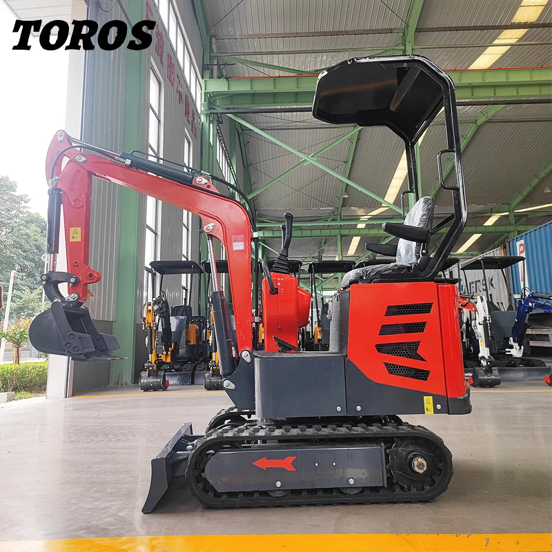1 Ton Small Excavator Mini Digger Multifunction Household Mini Excavator Mini Hydraulic Crawler Bagger Recruit Agent
