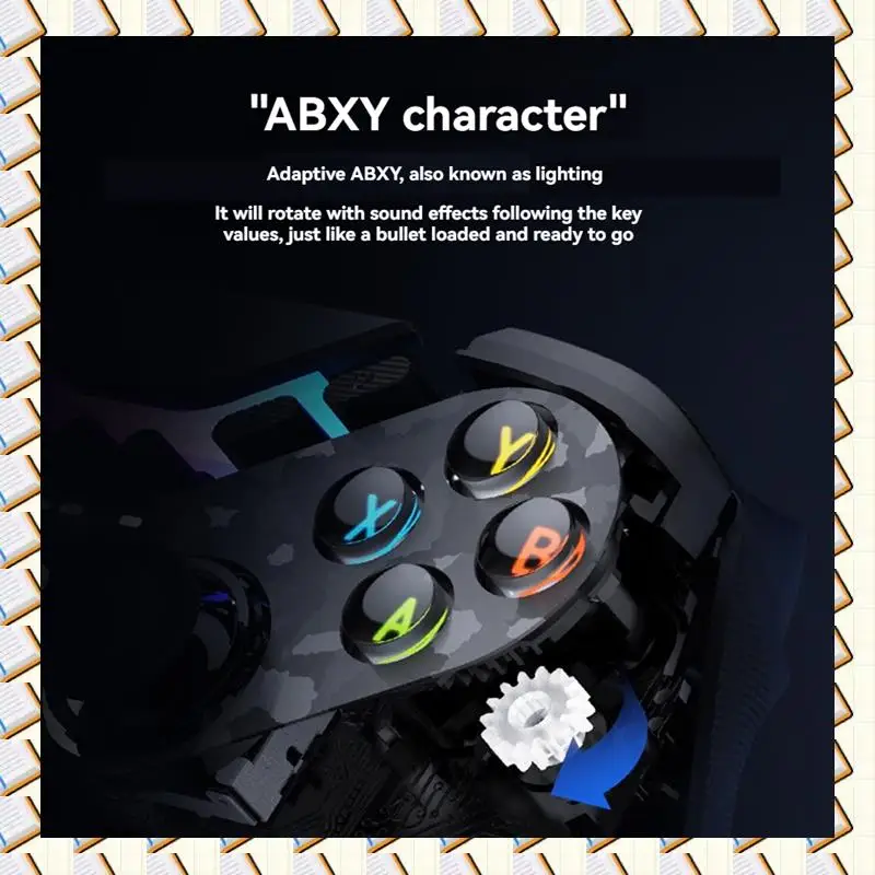 

A14M Controller Hall Effect Gamepad PC TMR Joystick NFC 6-Axis Gyro Switchable Layout 9 Mappable Button