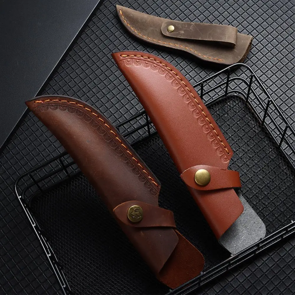 Multi-function Tool Knife Protective Cover Leather Sheath Belt Tools Knife Sheath Leather Sheath With Waist Belt Buckle Pocket