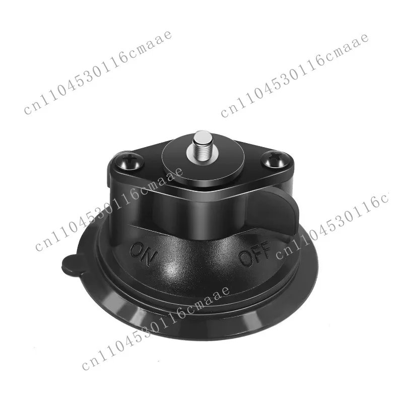 Action camera suction cup windshield mounting bracket with 1/4 threaded hole and aluminum alloy exterior bracket