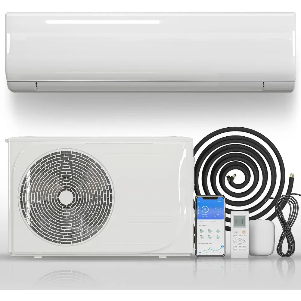 

18000BTU Mini Split Air Conditioner with 1.5 Ton Pre-Charged Heat Pump,220-230V 21 SEER2 Ductless AC with Inverter
