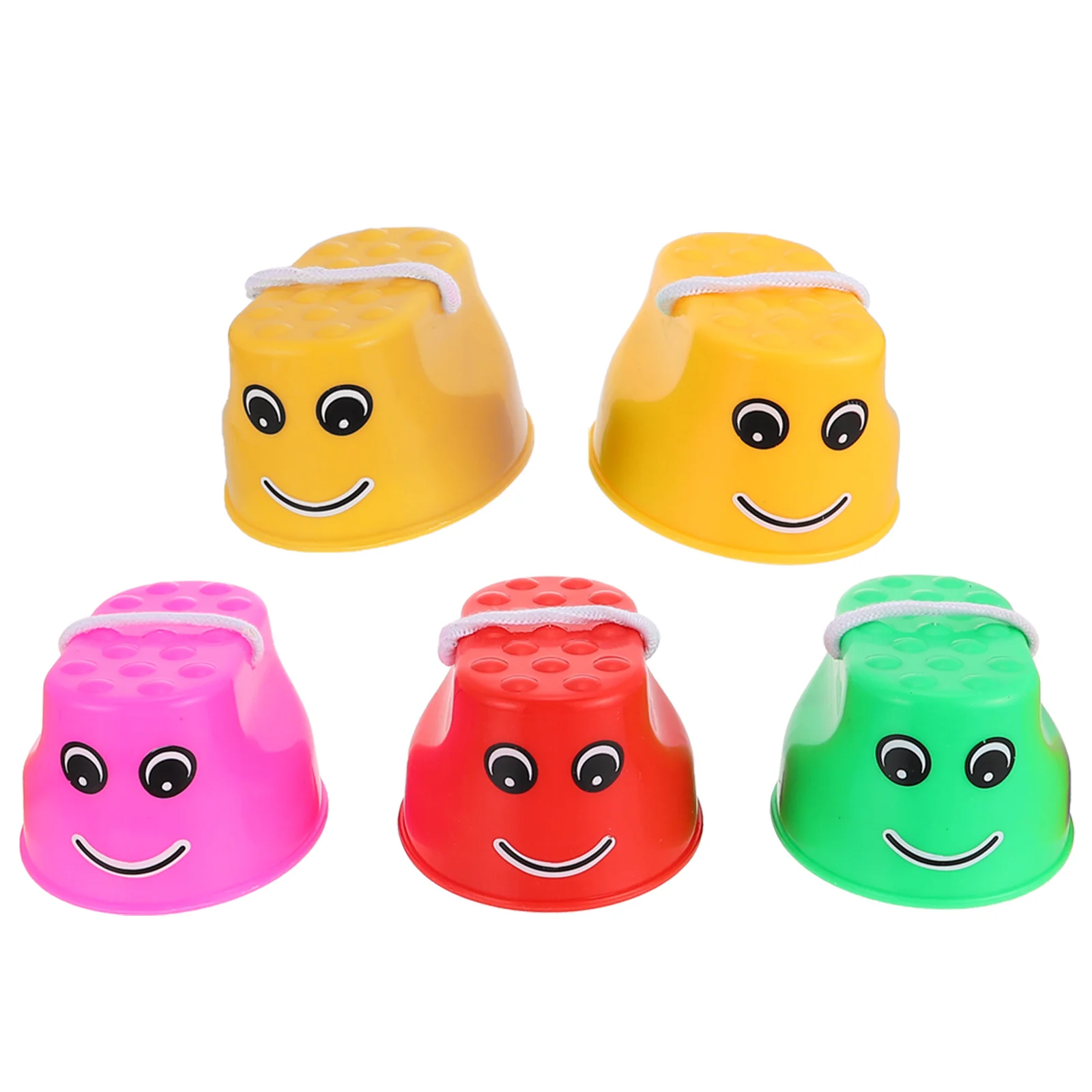 

5 pcs Plastic Stilts Kids Toys Multiple Colors Touch Massage Anti Slip Design Balancing Coordination Children Sports Toy