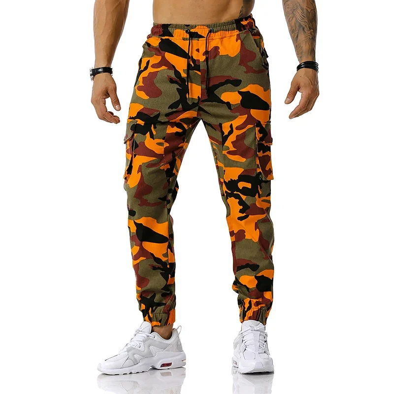 

Pure Cotton Camo Harem Pants Men Brand Multiple Color Camouflage Military Tactical Cargo Pants Men Joggers Trousers With Pockets