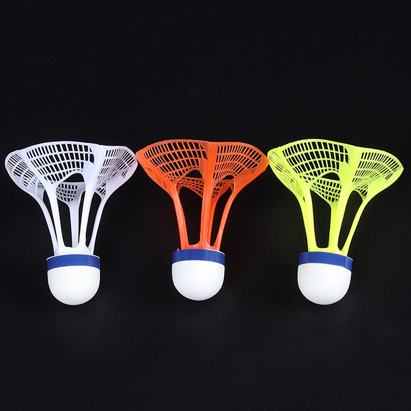 3 pezzi antivento Badminton resistenza al vento volano palla accessori per l'allenamento forniture sportive Badminton in Nylon multicolore