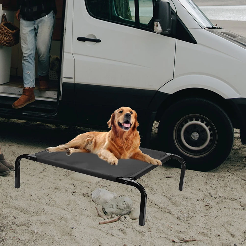 

Dog Cot Replacement Cover Hammock Mesh Cushion Cooling Pad Breathable Durable Washable Easy Clean Comfortable Elevated For
