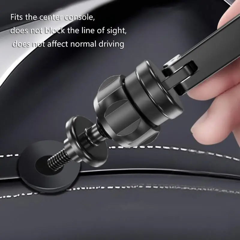 31BA Desk and Camera Stand Mount Link with 17mm Ball Head, Quarter Thread Base, Metal Extension Arm for Compatible Phone and