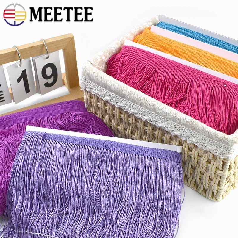 

5/10Yards 15cm Color Fringe Tassels for Stage Clothes Lace Trim Latin Dresses Decor Trimming Tassel Fringes Sewing Accessories