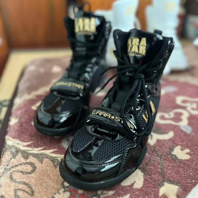 

Профессиональные боксерские кроссовки для мужчин, брендовые дизайнерские кроссовки для тренировок в тренажерном зале, мужские черные, зеленые спортивные борцовские ботинки для соревнований, мужские