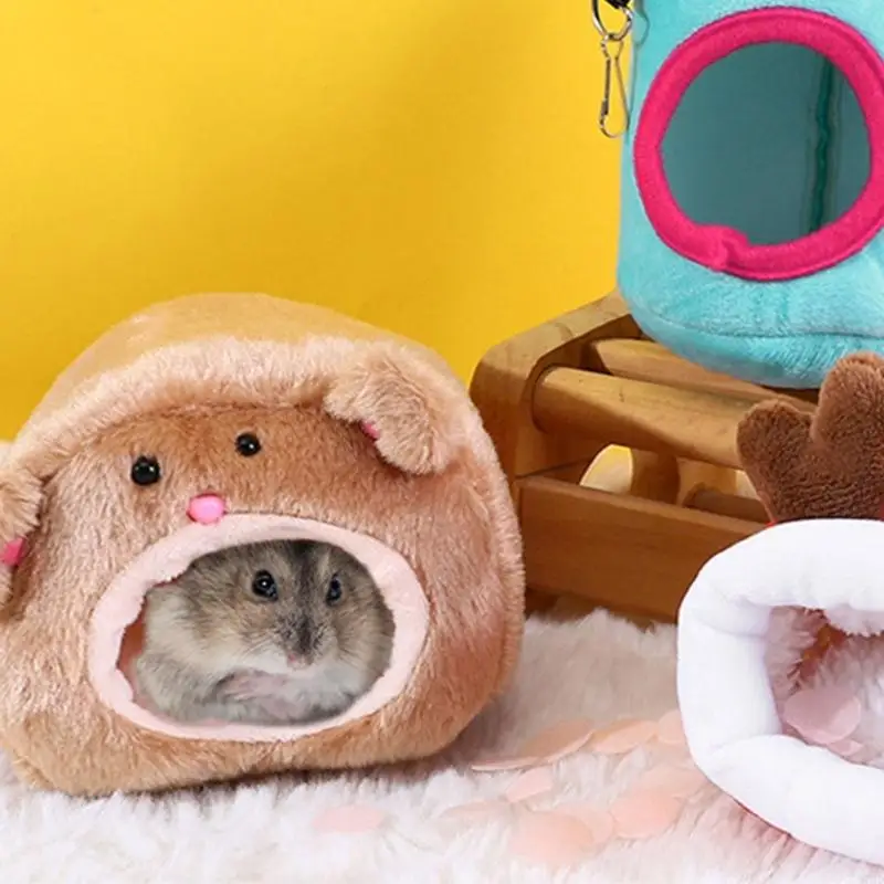 97QD GuineaPig House Hamster Cage Small Animal Nest Hedgehog Nest Hamster Houses and Hideouts ChinchillasRabbit Cage