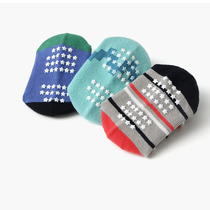 6 أزواج من الجوارب للأطفال غير القابلة للانزلاق على شكل ديناصور كرتوني لطيف للأولاد جوارب أرضية مريحة تسمح بمرور الهواء للأطفال الصغار الذين يتعلمون المشي #6