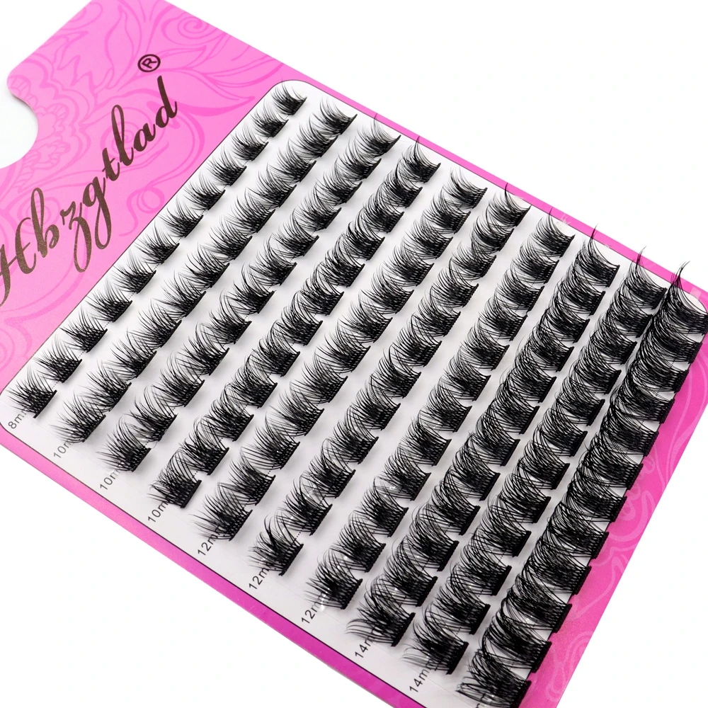 120 Bundles 3D Fluffy Single Cluster False Lashes Russia Volume Fans Individual Eyelash Segmented Fake Lashes For Makeup Cilia