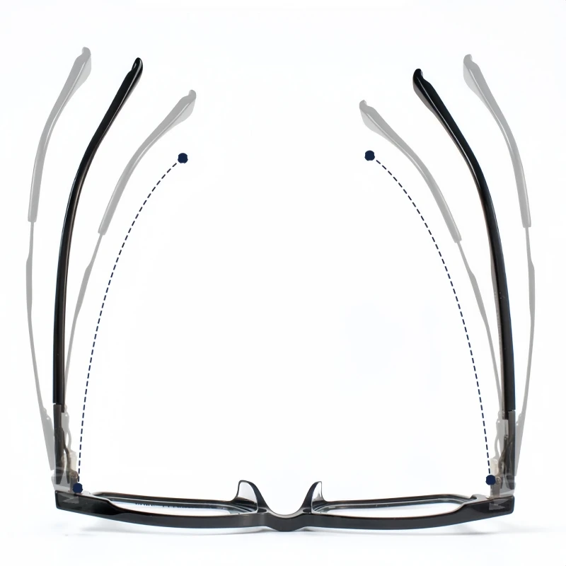 YIMARUILI High Quality Pure Titanium Acetate Glasses Men and Women Retro Big Round Optical Prescription Eyeglasses Frame T22033