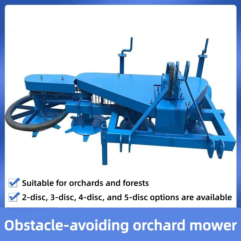 Heavy Duty Tractor Mounted Disc Mower PTO Transmission Rotary Disc Grass Mower Anti-Wrap Blade Design (Customized)