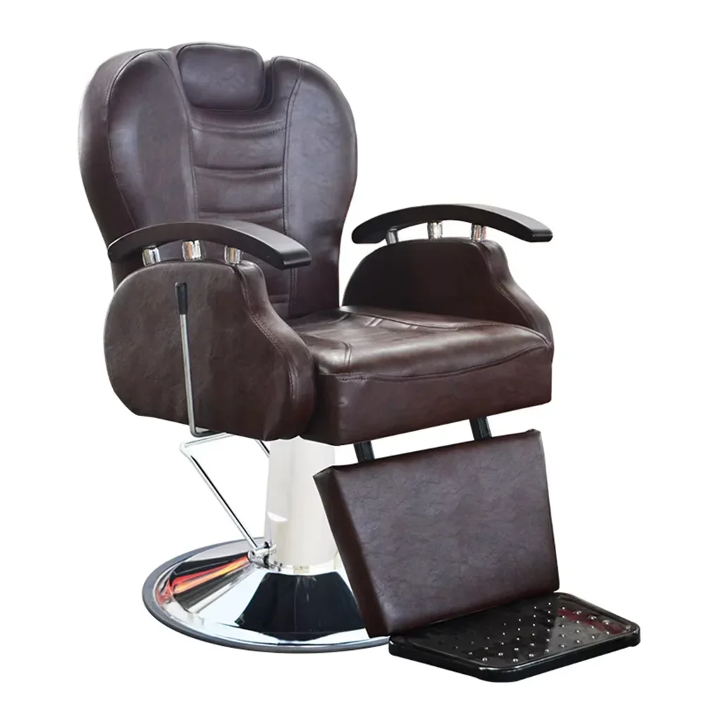 High Quality Beauty Barbershop Salon Equipment And Furniture Hair Saloon Chairs Metal Barber Chair