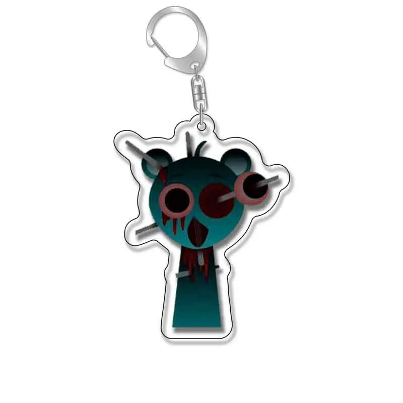 Acryl-Sprunki-Schlüsselanhänger für Accessoires Sprunki Oren Raddy Gray Brud Vineria Anhänger Schlüsselring Schlüsselkette Schmuck Geschenke für Fans – Detail 7
