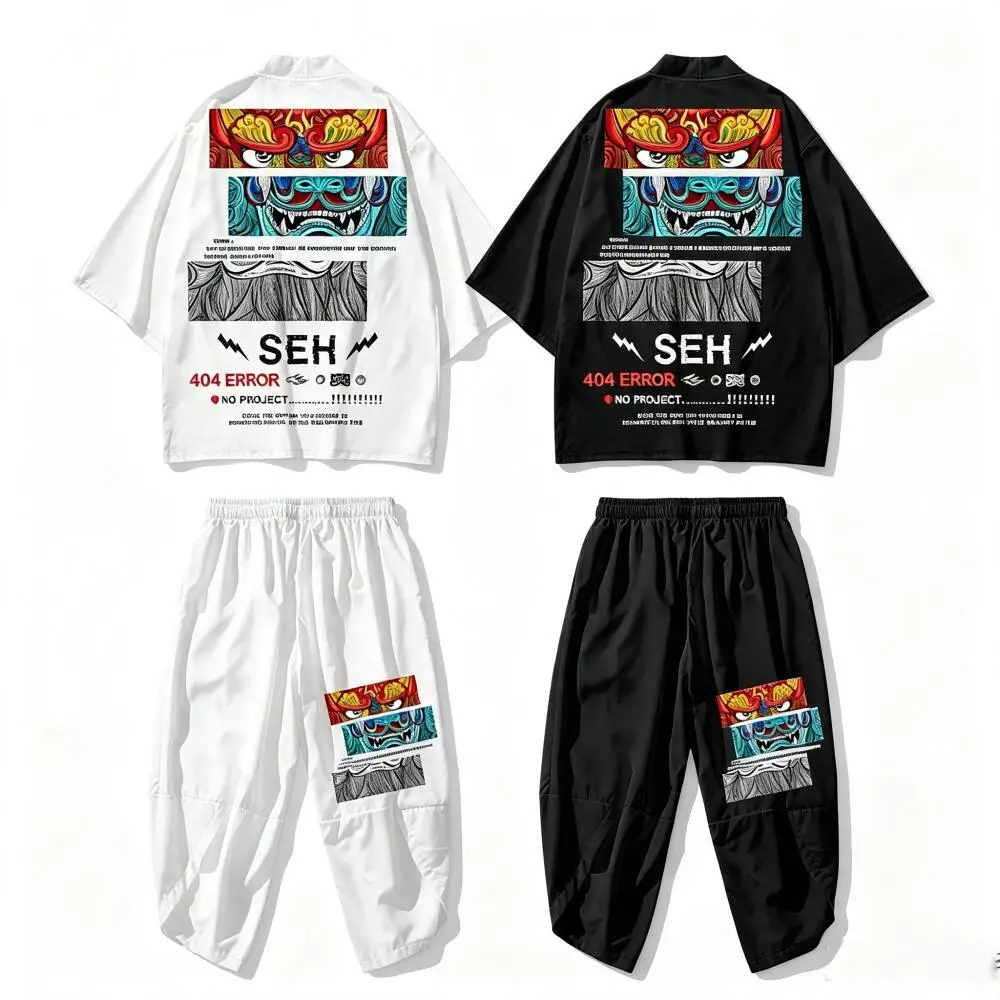 camisa-kimono-japonesa-com-estampa-de-leao-demonio-para-homens-calcas-largas-e-soltas-conjunto-casual-hip-hop-streetwear-para-o-dia-a-dia-e-feriados