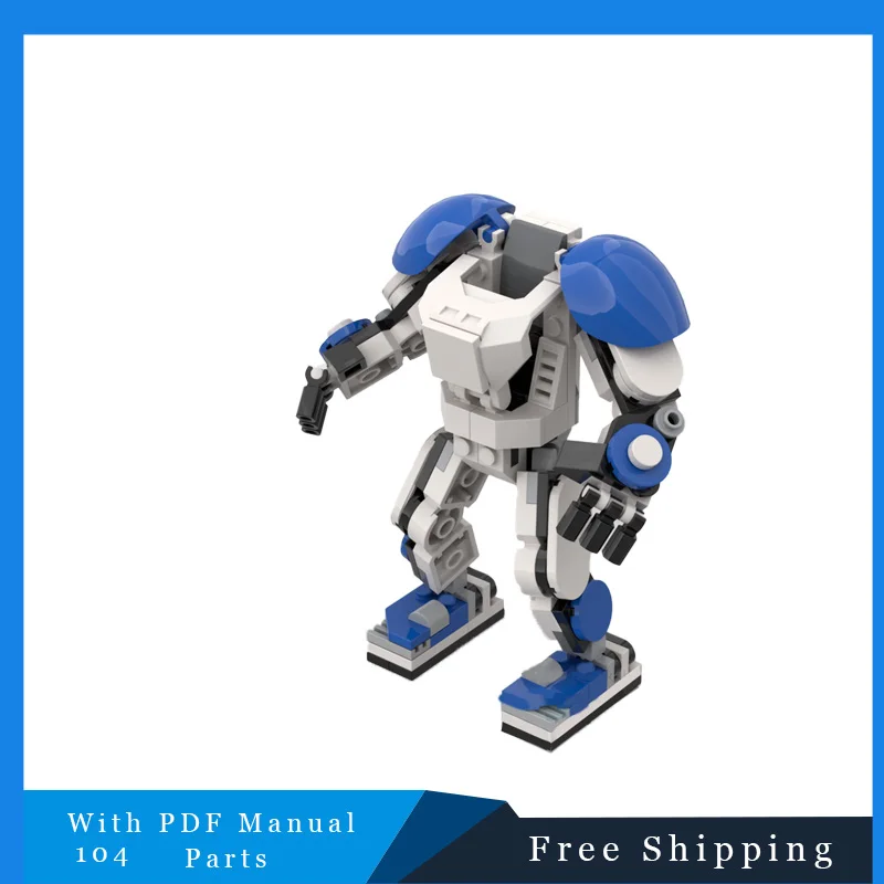 

104 Parts Famous Movie MOC Bricks Sets Model Compatible Action Figures Wars Walking Robots Mecha Building Blocks Toys Birthday