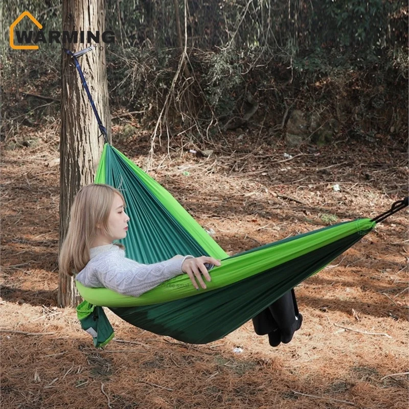 

Warming Inflatable Hammock New Version Outdoor Swing Adult And Child Anti Rollover Outdoor Camping Beach Leisure 2024 Hot Sale