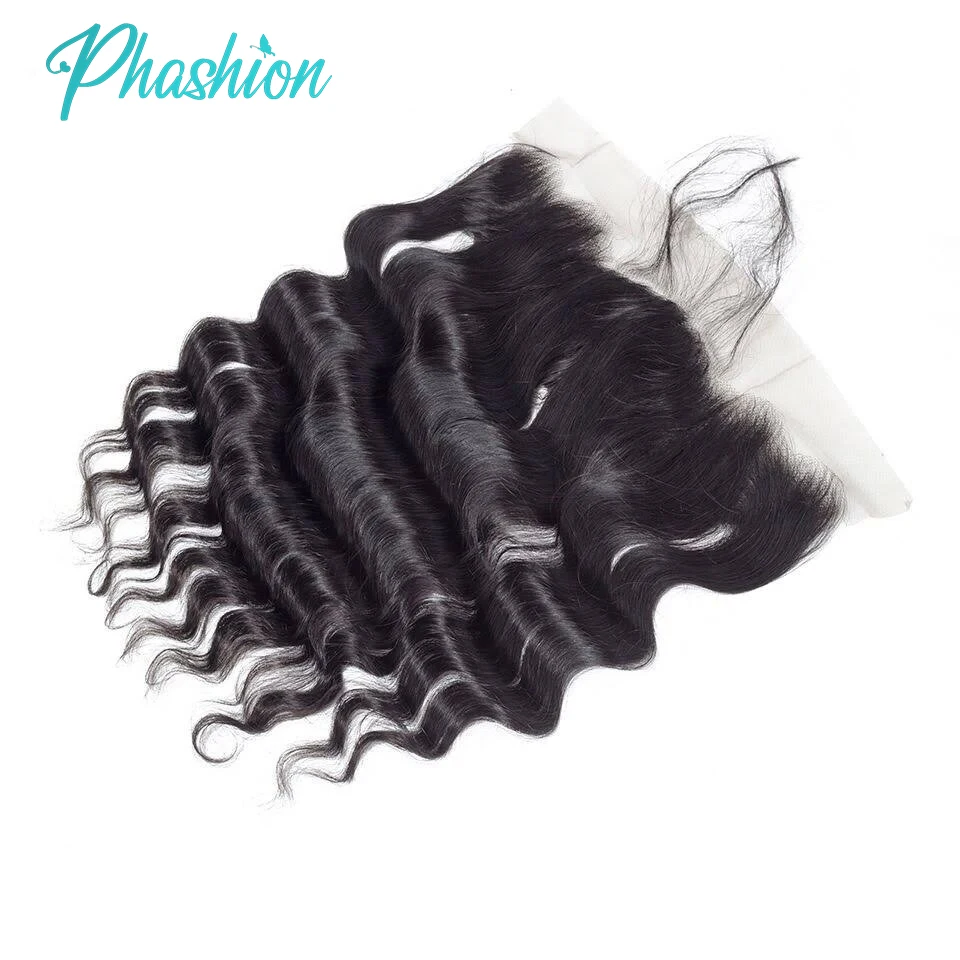 Phashion 26 28 30 cali 13x6 Lace Frontal Loose Water Curly Deep Pre Plucked Swiss HD Transparent Full Front Only 100% Human Hair