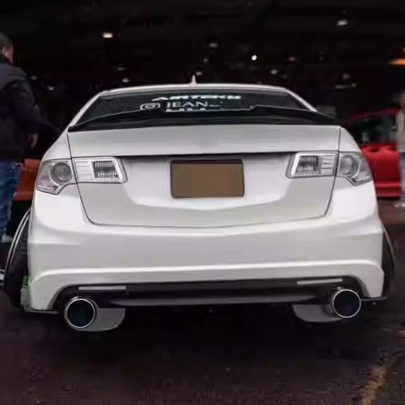 غطاء الضوء الخلفي لهوندا سبيور أكورد CU2 أكورا TSX مصباح خلفي شفاف معدل بدون حامل مصباح لمبة