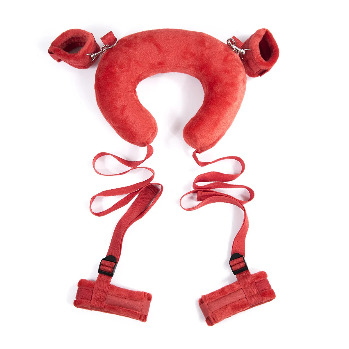 BDSM Bondage Set with U-Shaped Pillow Spreader Handcuffs Adult Sex Toy for Women Couples Fetish Role Play Restraint Kit - Image 4
