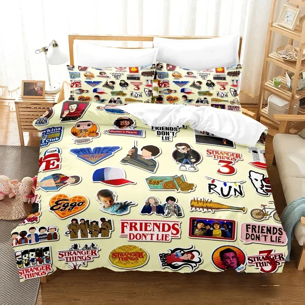 

Friends Tv Show Comedy Style Bedding Set Duvet Cover Sheet Printed Bed Set Pillowcase Bed Full Queen King Size Comforter Bedroom